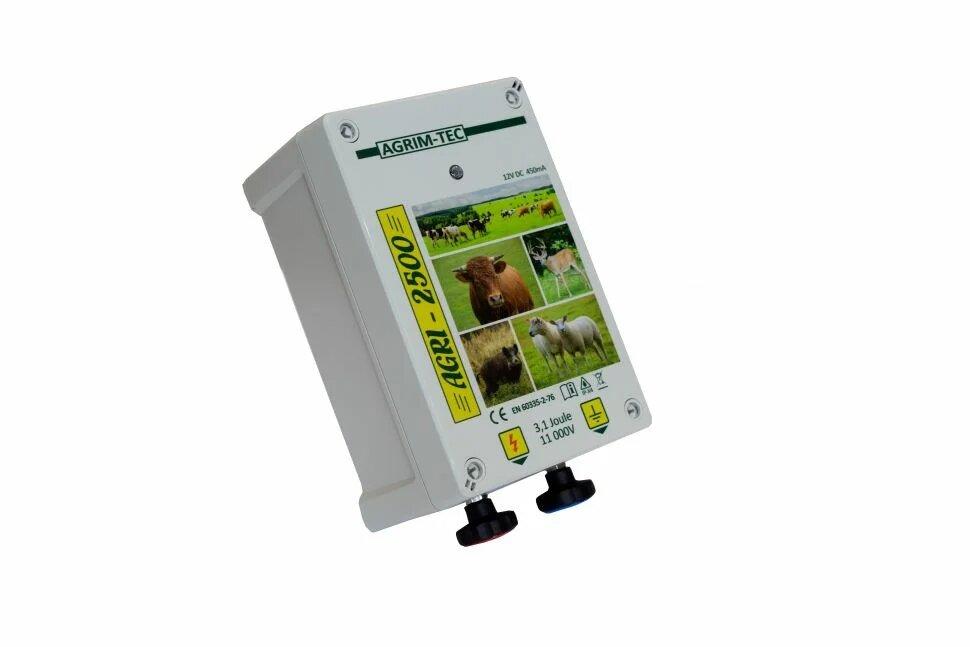 Электропастух AGRI 2500 / 3,1 Дж / 2,0 Дж / 25 км / 12V,220V