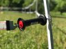 Ручка для ворот электропастуха с переходником для ленты 2 см.